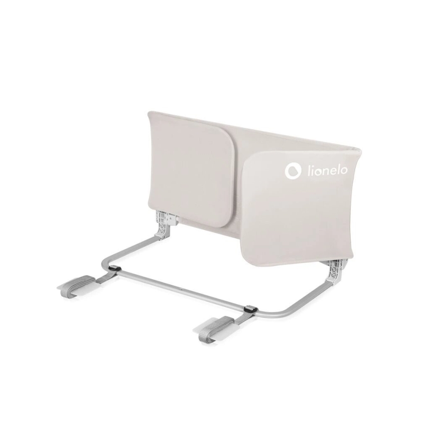 Lionelo - Apsauginė lovos tvorelė LORA XL pilka