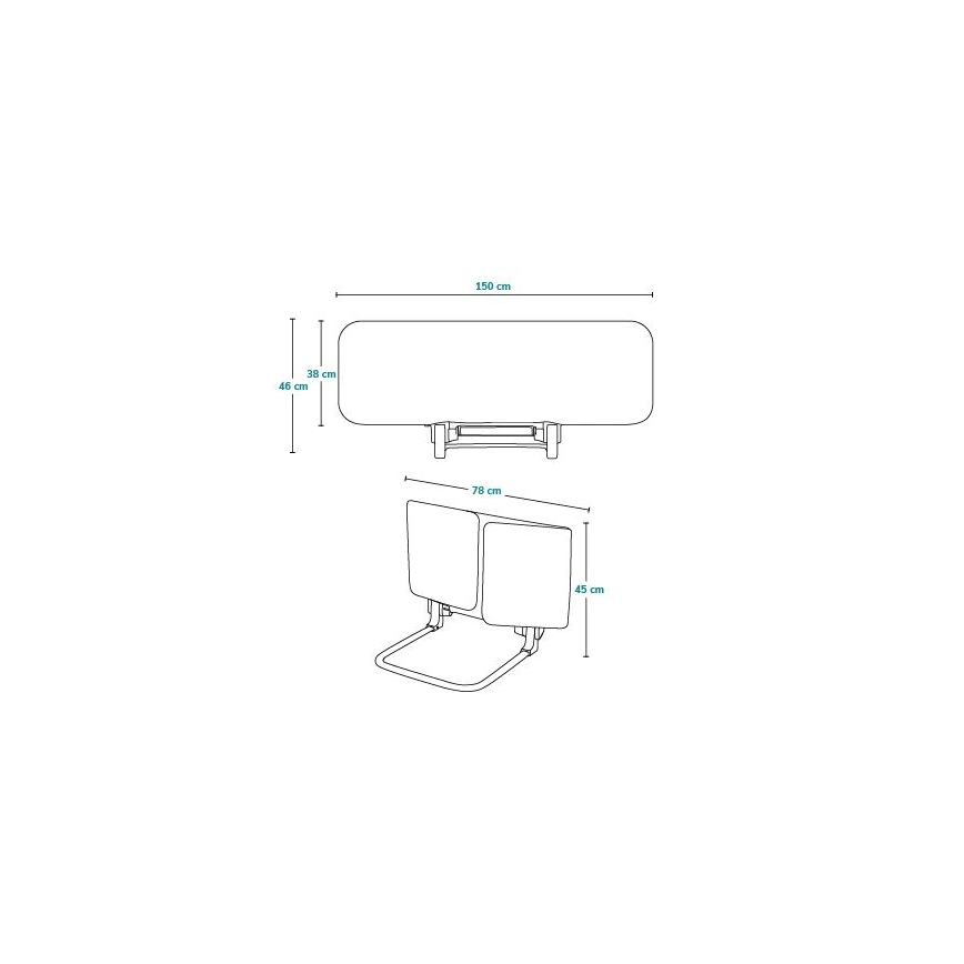 Lionelo - Apsauginė lovos tvorelė LORA XL pilka