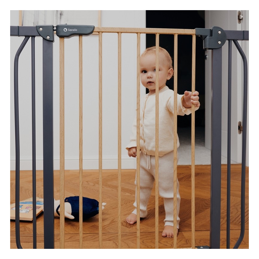 Lionelo - Apsaugos barjeras TRUUS SLIM juoda/smėlio spalva