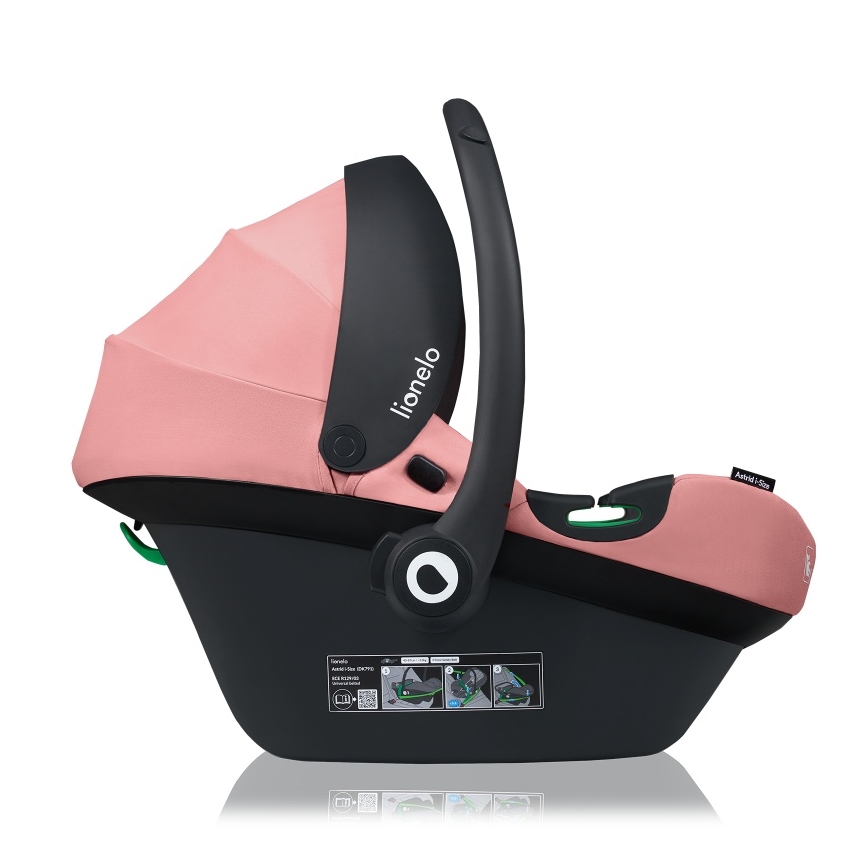 Lionelo - Automobilinė kėdutė ASTRID i-Size 40-87 cm koralinė rožinė