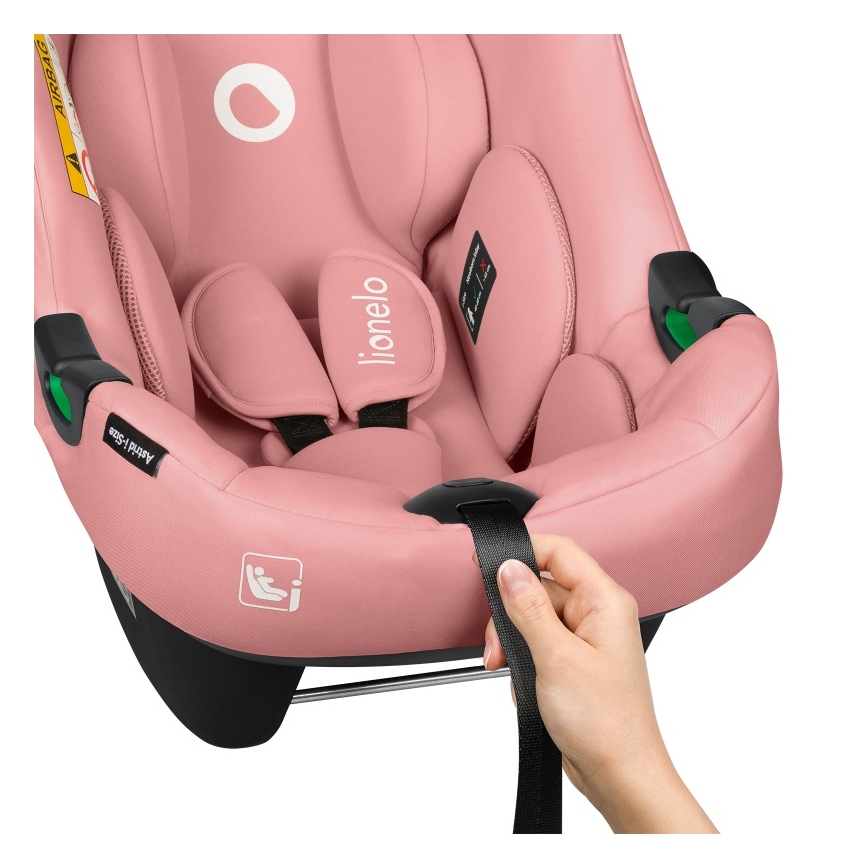 Lionelo - Automobilinė kėdutė ASTRID i-Size 40-87 cm koralinė rožinė