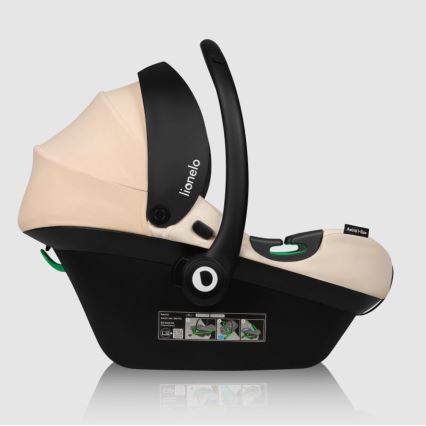 Lionelo - Automobilinė kėdutė ASTRID i-Size 40-87 cm smėlio spalvos