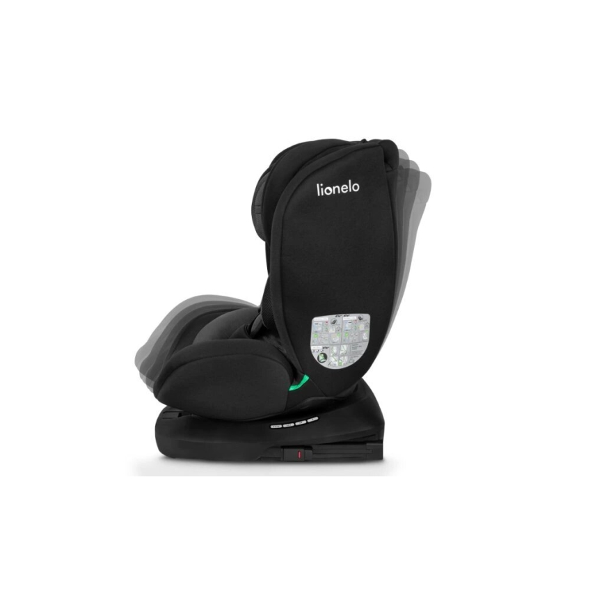 Lionelo - Automobilinė kėdutė BASTIAAN i-Size 40-150 cm juoda/pilka