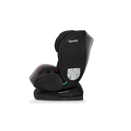 Lionelo - Automobilinė kėdutė BASTIAAN i-Size 40-150 cm juoda/raudona
