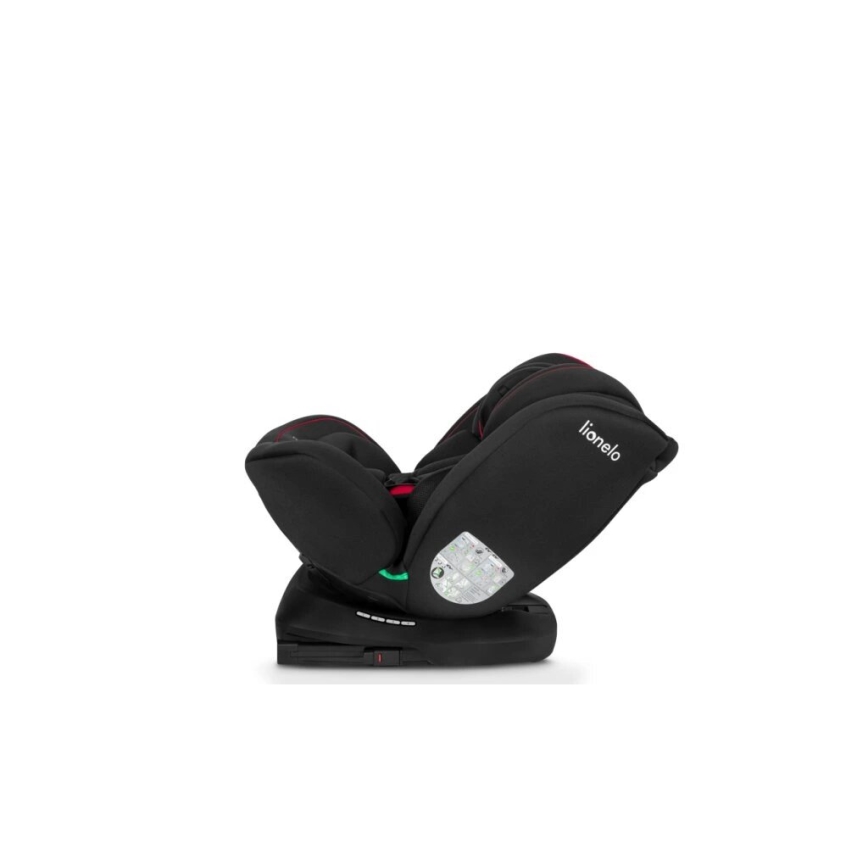 Lionelo - Automobilinė kėdutė BASTIAAN i-Size 40-150 cm juoda/raudona