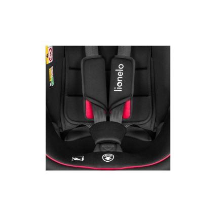 Lionelo - Automobilinė kėdutė BASTIAAN i-Size 40-150 cm juoda/raudona