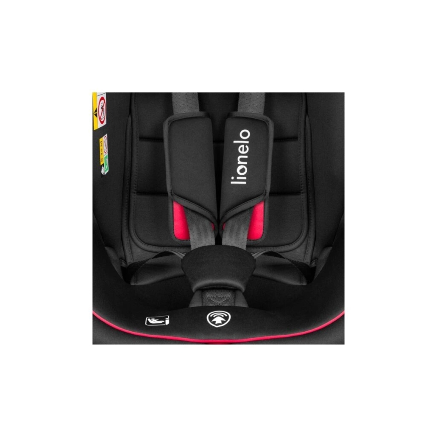 Lionelo - Automobilinė kėdutė BASTIAAN i-Size 40-150 cm juoda/raudona