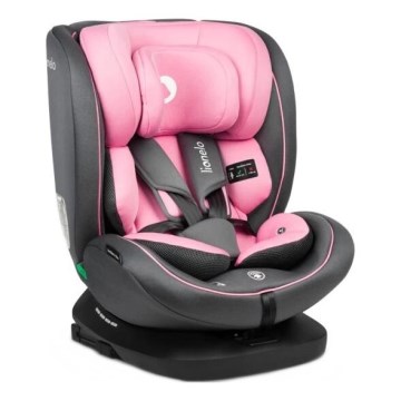 Lionelo - Automobilinė kėdutė BASTIAAN i-Size 40-150 cm pilka/rožinė
