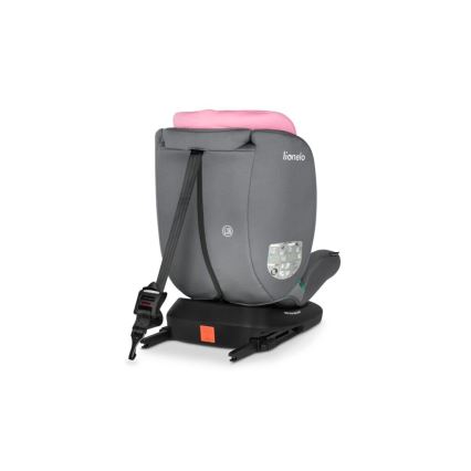 Lionelo - Automobilinė kėdutė BASTIAAN i-Size 40-150 cm pilka/rožinė