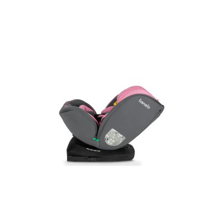 Lionelo - Automobilinė kėdutė BASTIAAN i-Size 40-150 cm pilka/rožinė