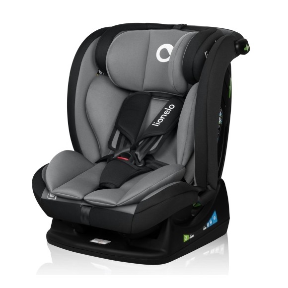 Lionelo - Automobilinė kėdutė IZZY i-Size 40-150 cm juoda/pilka