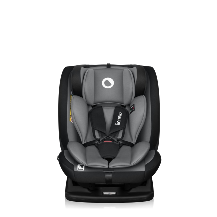Lionelo - Automobilinė kėdutė IZZY i-Size 40-150 cm juoda/pilka