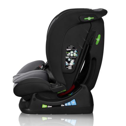 Lionelo - Automobilinė kėdutė IZZY i-Size 40-150 cm juoda/pilka