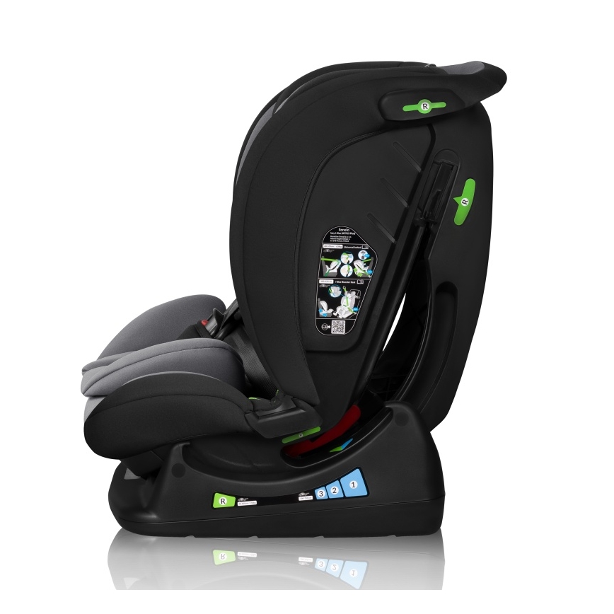 Lionelo - Automobilinė kėdutė IZZY i-Size 40-150 cm juoda/pilka