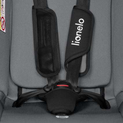 Lionelo - Automobilinė kėdutė IZZY i-Size 40-150 cm juoda/pilka