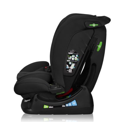 Lionelo - automobilinė kėdutė IZZY i-Size 40-150 cm Juodas karbonas