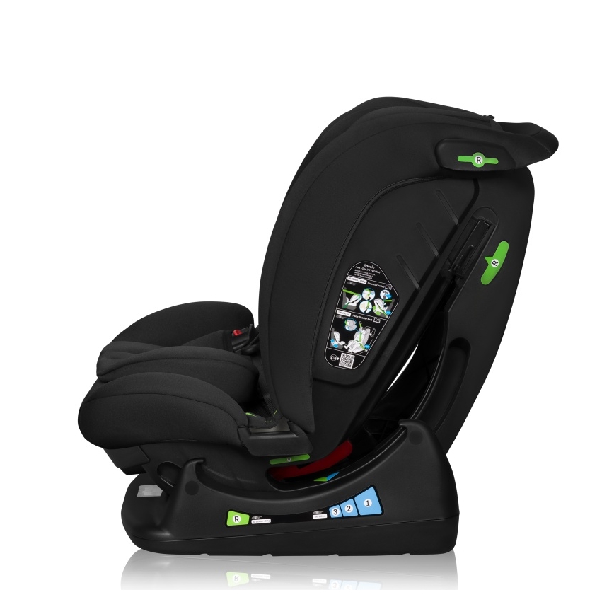 Lionelo - automobilinė kėdutė IZZY i-Size 40-150 cm Juodas karbonas