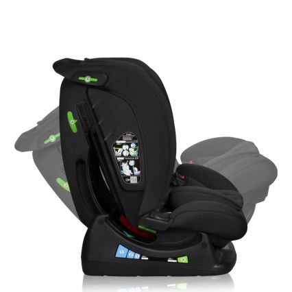 Lionelo - automobilinė kėdutė IZZY i-Size 40-150 cm Juodas karbonas