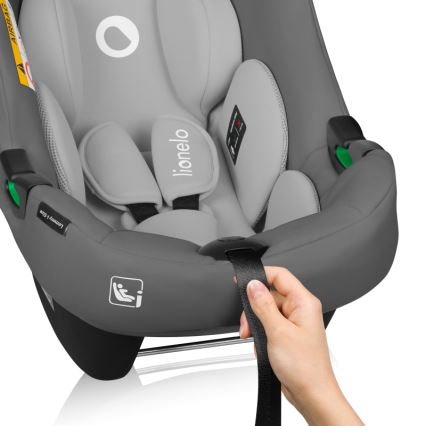 Lionelo - automobilinė kėdutė LEMMY i-Size 40-87 cm pilka