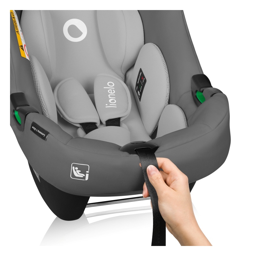 Lionelo - automobilinė kėdutė LEMMY i-Size 40-87 cm pilka