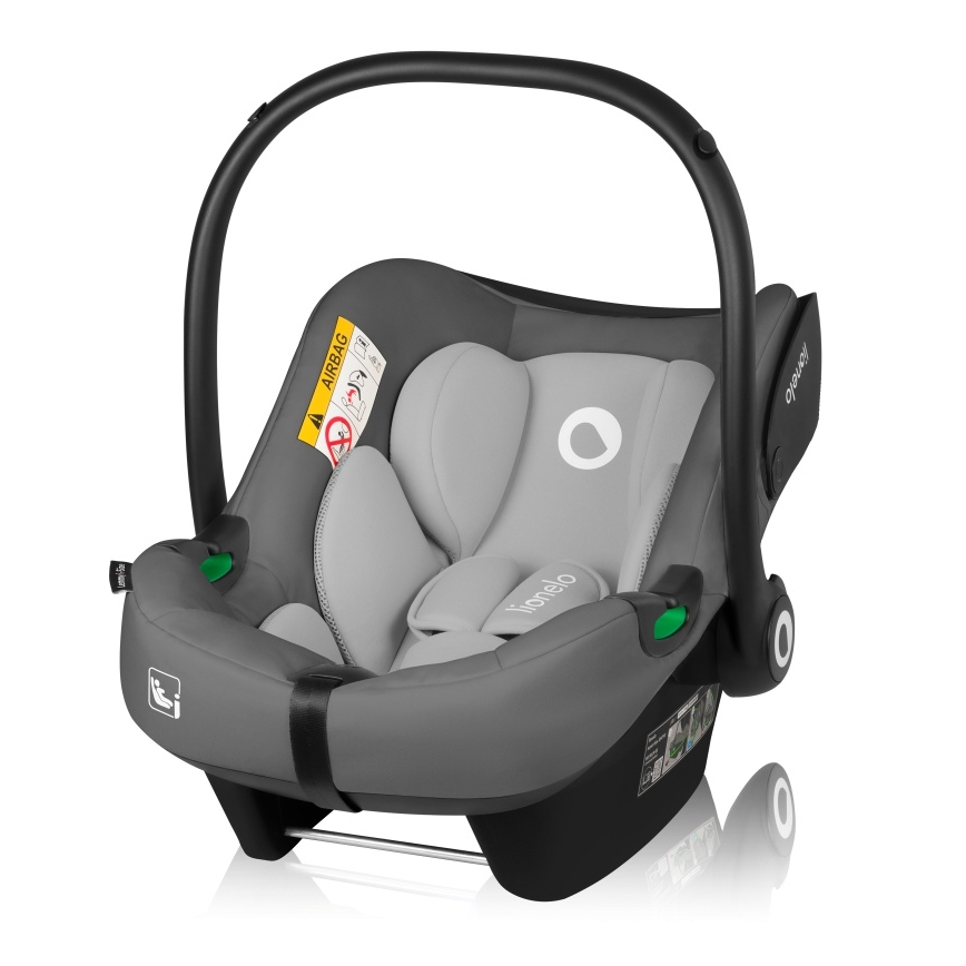 Lionelo - automobilinė kėdutė LEMMY i-Size 40-87 cm pilka