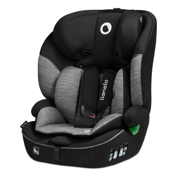 Lionelo - Automobilinė kėdutė LEVI i-Size 76-150 cm juoda/pilka