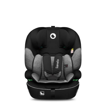 Lionelo - Automobilinė kėdutė LEVI i-Size 76-150 cm juoda/pilka