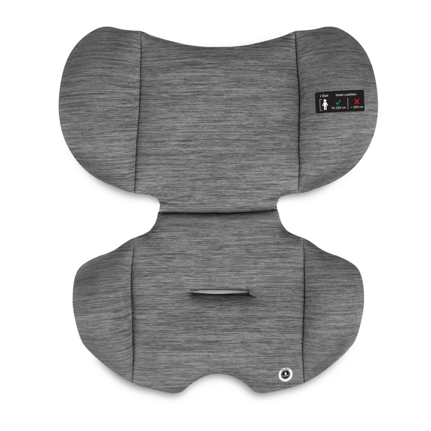 Lionelo - Automobilinė kėdutė LEVI i-Size 76-150 cm juoda/pilka