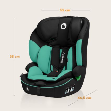 Lionelo - Automobilinė kėdutė LEVI i-Size 76-150 cm smaragdinė žalia