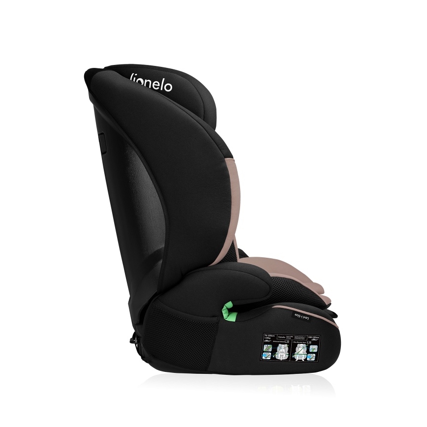 Lionelo - Automobilinė kėdutė LEVI i-Size 76-150 cm Smėlio Latte