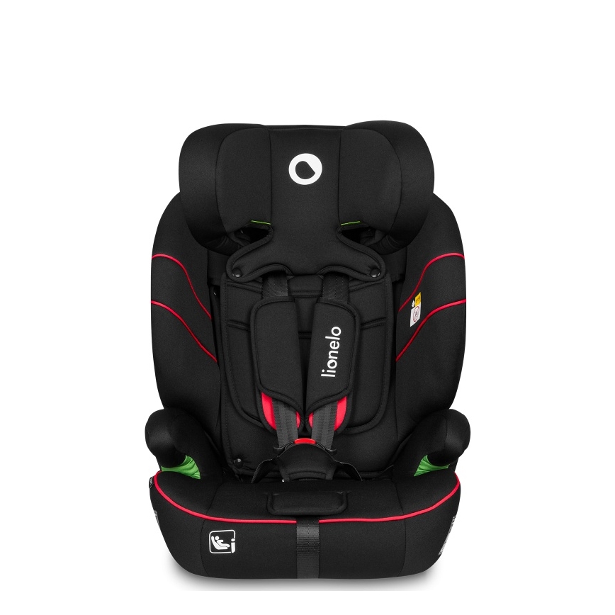 Lionelo - Automobilinė kėdutė LEVI i-Size 76-150 cm Sportiška juoda
