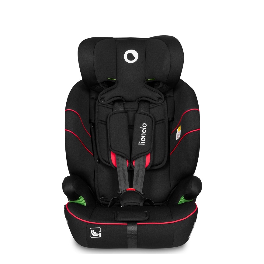 Lionelo - Automobilinė kėdutė LEVI i-Size 76-150 cm Sportiška juoda