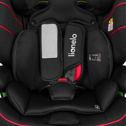 Lionelo - Automobilinė kėdutė LEVI i-Size 76-150 cm Sportiška juoda