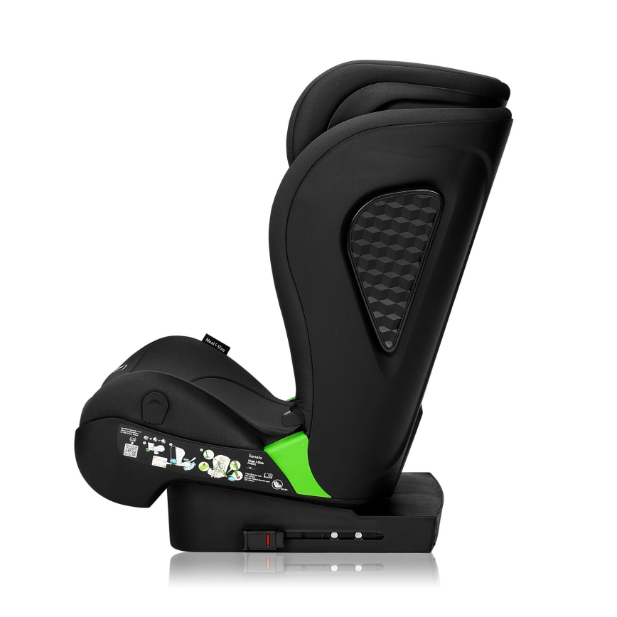 Lionelo - Automobilinė kėdutė NEAL i-Size 100-150 cm Black Carbon