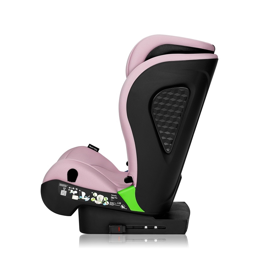 Lionelo - Automobilinė kėdutė NEAL i-Size 100-150 cm rožinė-alyvinė