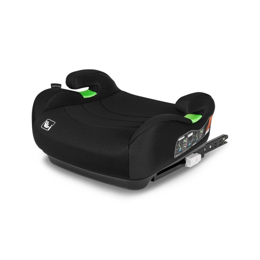 Lionelo - Automobilinė kėdutė paaukštinama LUUK FIX i-Dydis 125-150 cm juoda