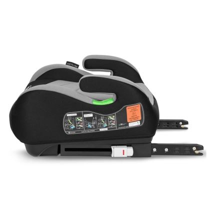 Lionelo - Automobilinė kėdutė paaukštinama LUUK FIX i-Dydis 125-150 cm juoda/pilka
