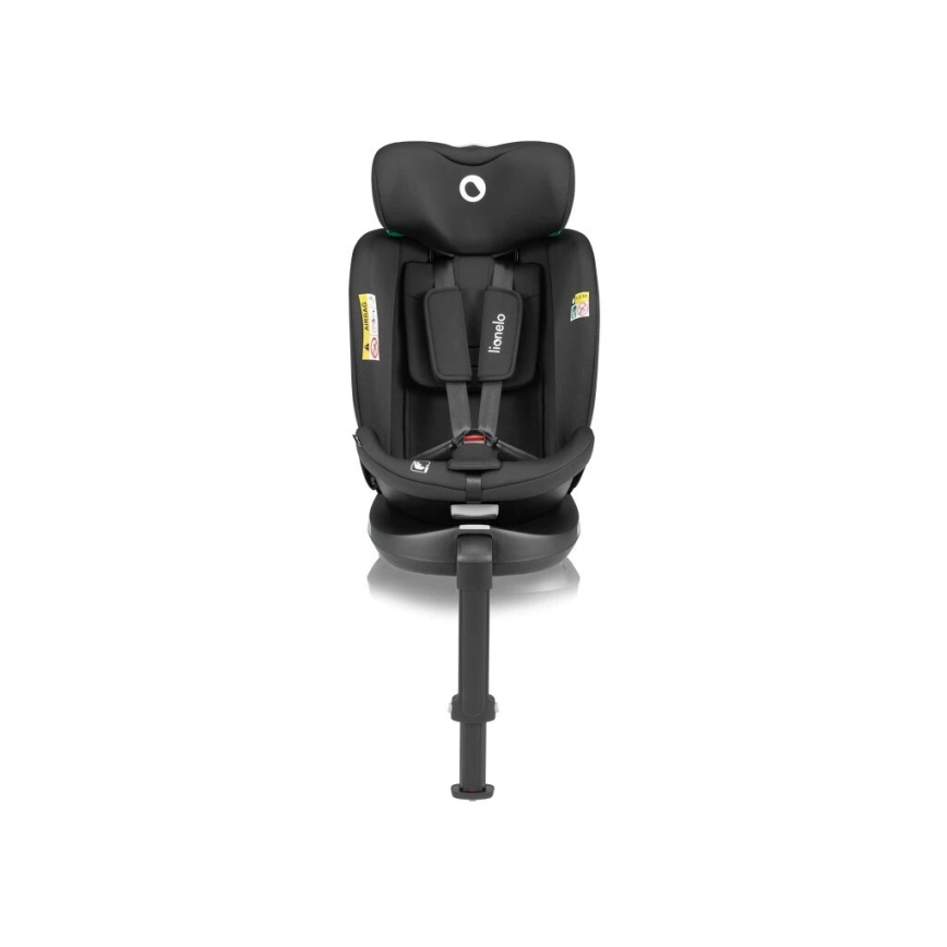 Lionelo - Automobilinė kėdutė su pagrindu, pasukama NAVY i-Size 40-150 cm juoda