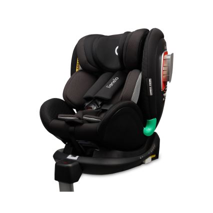 Lionelo - pasukama automobilinė kėdutė su baze ANTOON PLUS i-Size 40-105 cm Black Onyx