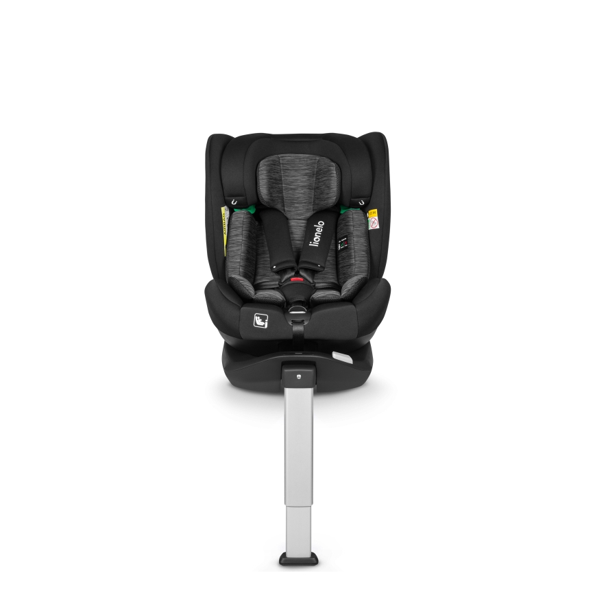 Lionelo - Automobilinė kėdutė su pasukama baze BRAAM i-Size 40-150 cm Juoda Carbon