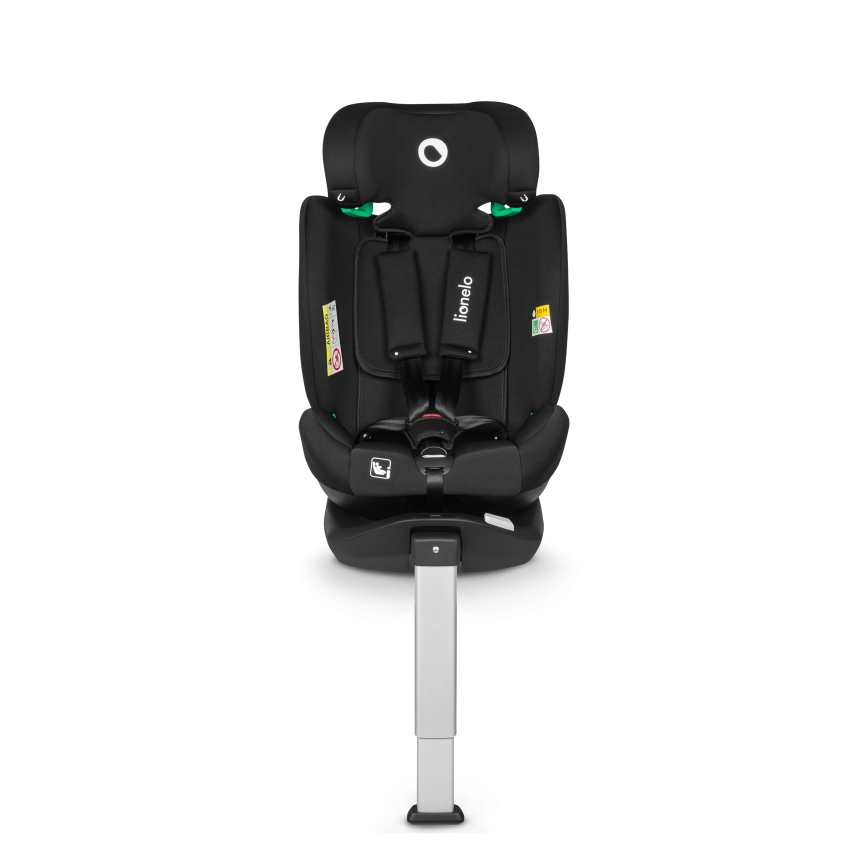 Lionelo - Automobilinė kėdutė su pasukama baze BRAAM i-Size 40-150 cm Juoda Carbon