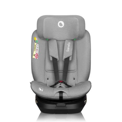Lionelo - Automobilinė kėdutė su pasukama baze BRAVE i-Size 40–150 cm Grey Stone