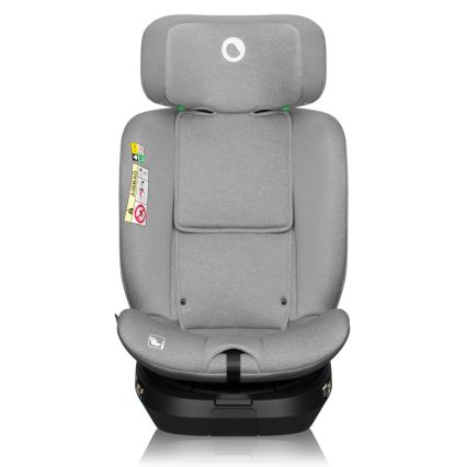 Lionelo - Automobilinė kėdutė su pasukama baze BRAVE i-Size 40–150 cm Grey Stone