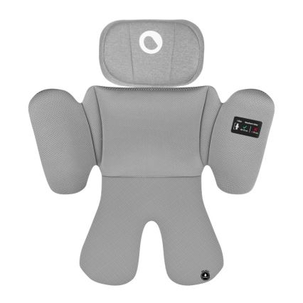 Lionelo - Automobilinė kėdutė su pasukama baze BRAVE i-Size 40–150 cm Grey Stone