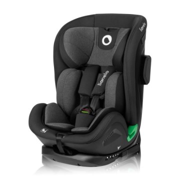 Lionelo - automobilinė kėdutė su pasukama baze HARPER i-Size 76-150 cm juodas anglies raštas