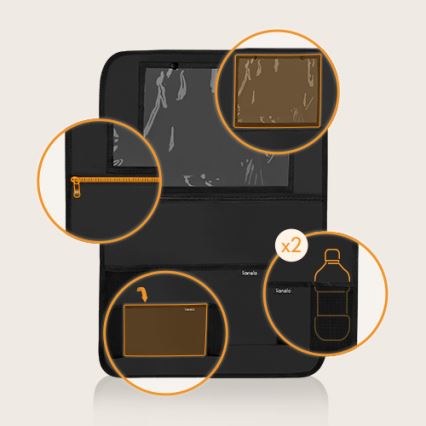 Lionelo - Automobilinis organizatorius SEAT ORGANIZER Juodas