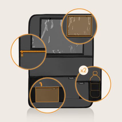 Lionelo - Automobilinis organizatorius SEAT ORGANIZER Pilkas