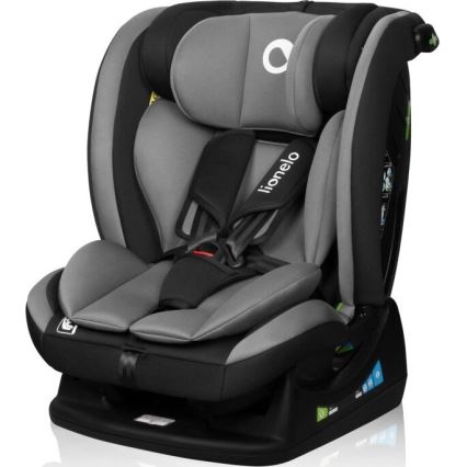 Lionelo - Automobilio sėdynė AART i-Dydis 40-150 cm juoda/pilka