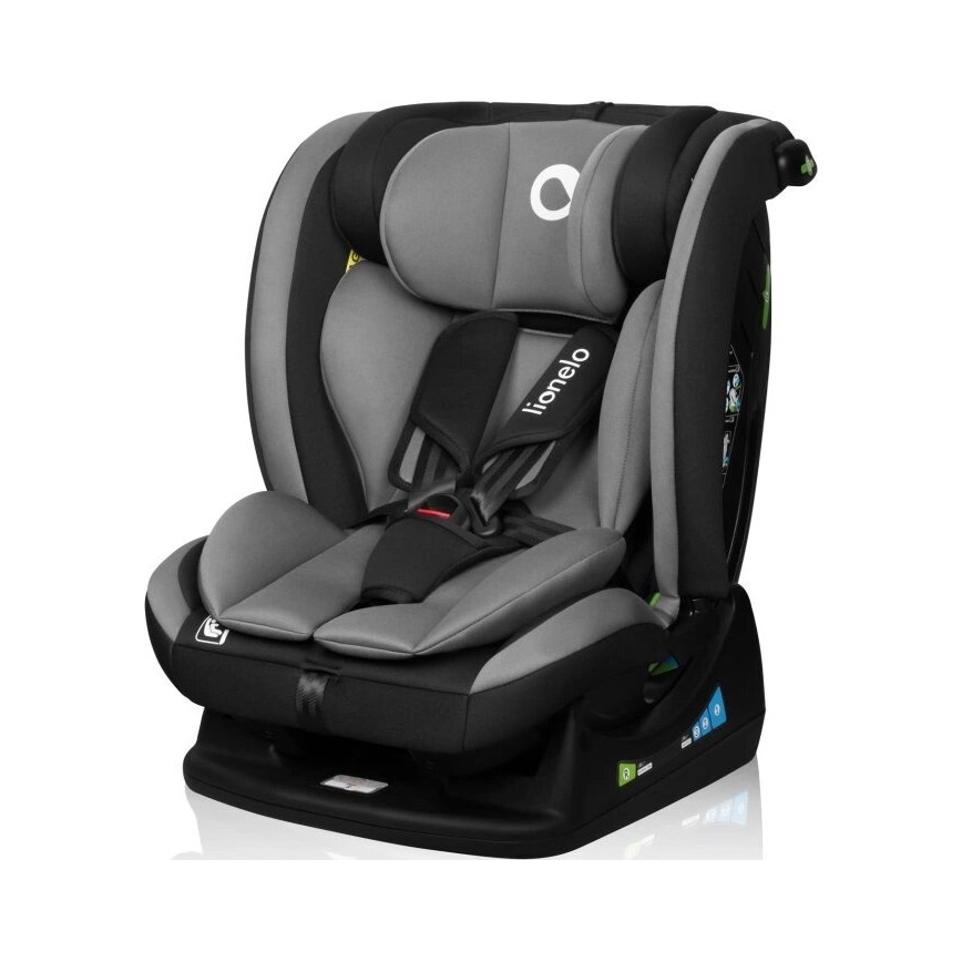Lionelo - Automobilio sėdynė AART i-Dydis 40-150 cm juoda/pilka