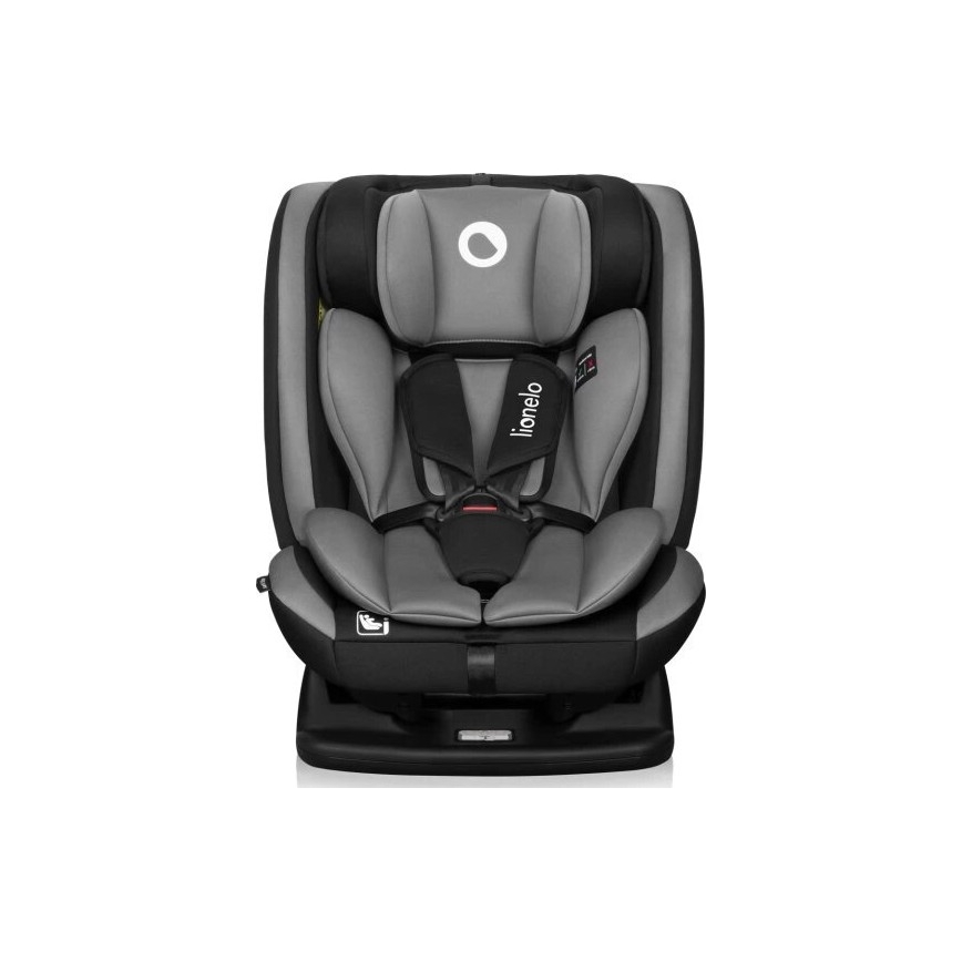Lionelo - Automobilio sėdynė AART i-Dydis 40-150 cm juoda/pilka